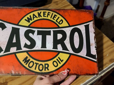Castrol Metal Sign