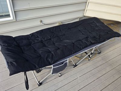 Comfy Camp Cot with Pad