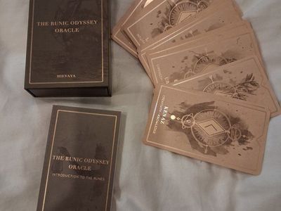 The Runic Odyssey Oracle Deck by Hievaya with Guidebook