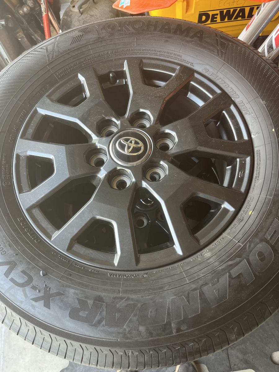 OEM Toyota wheels and tires