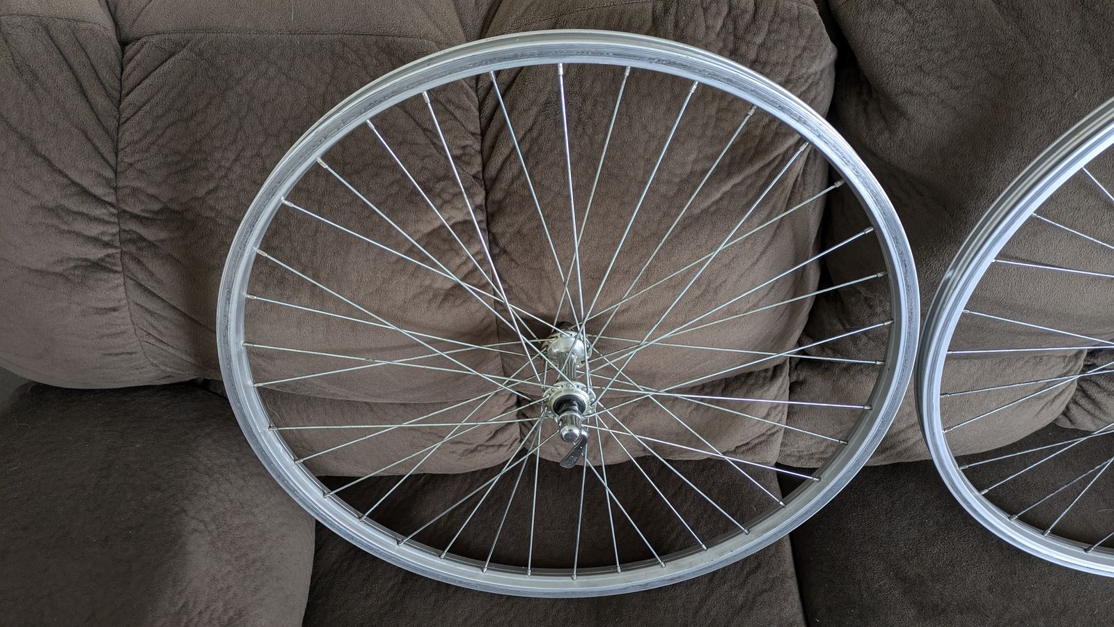 26" 10-speed 36 spoke wheelset