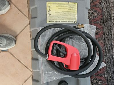 Fuel Caddy, 15 Gal. Never used. W/wheels, nozzle. Gaurantee.