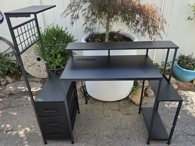 Furologee 48 Inch Gaming Computer Desk Workstation