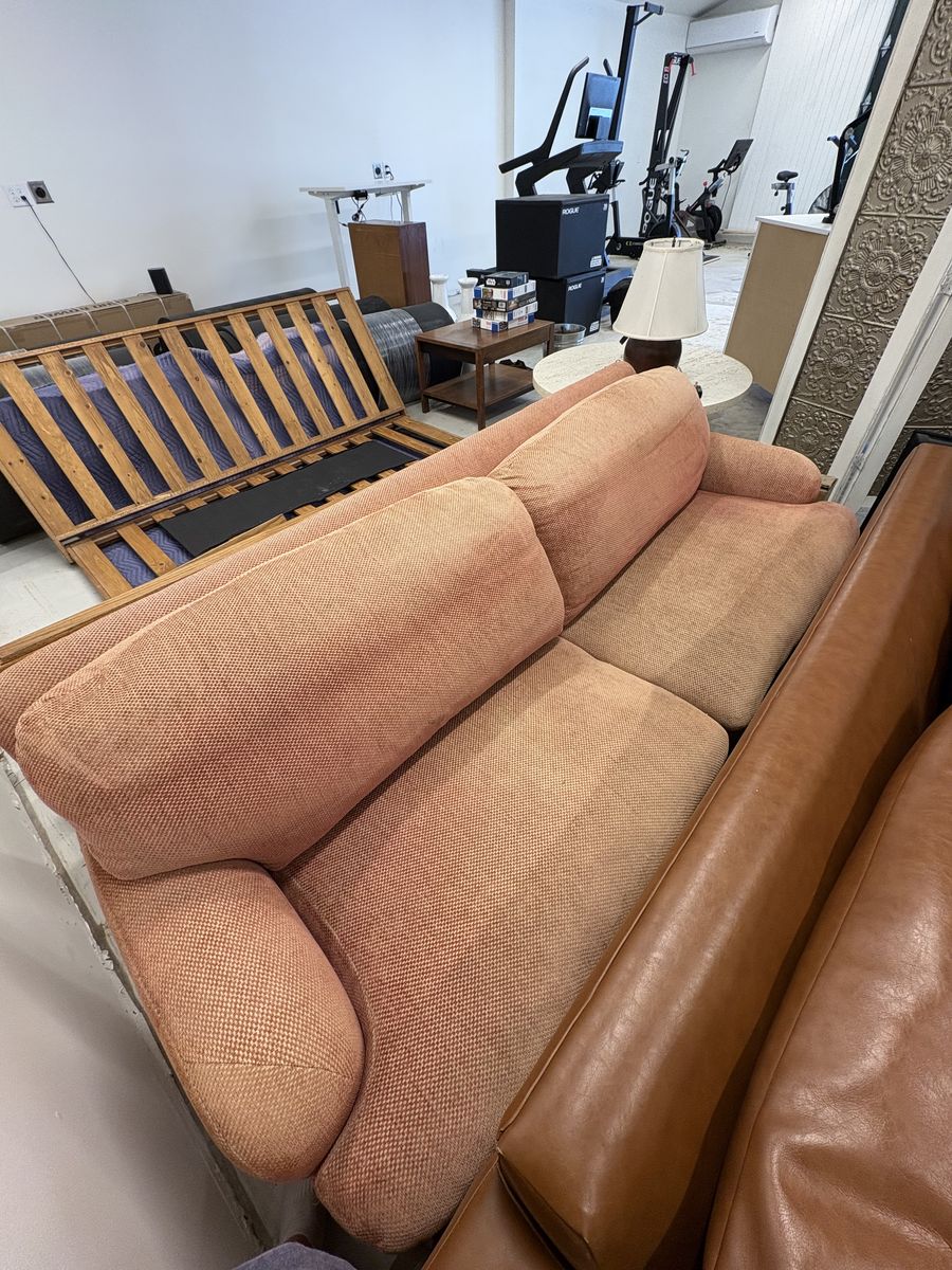 A. Rudin 3-Seat Sofa – Solid Frame, Down Cushions