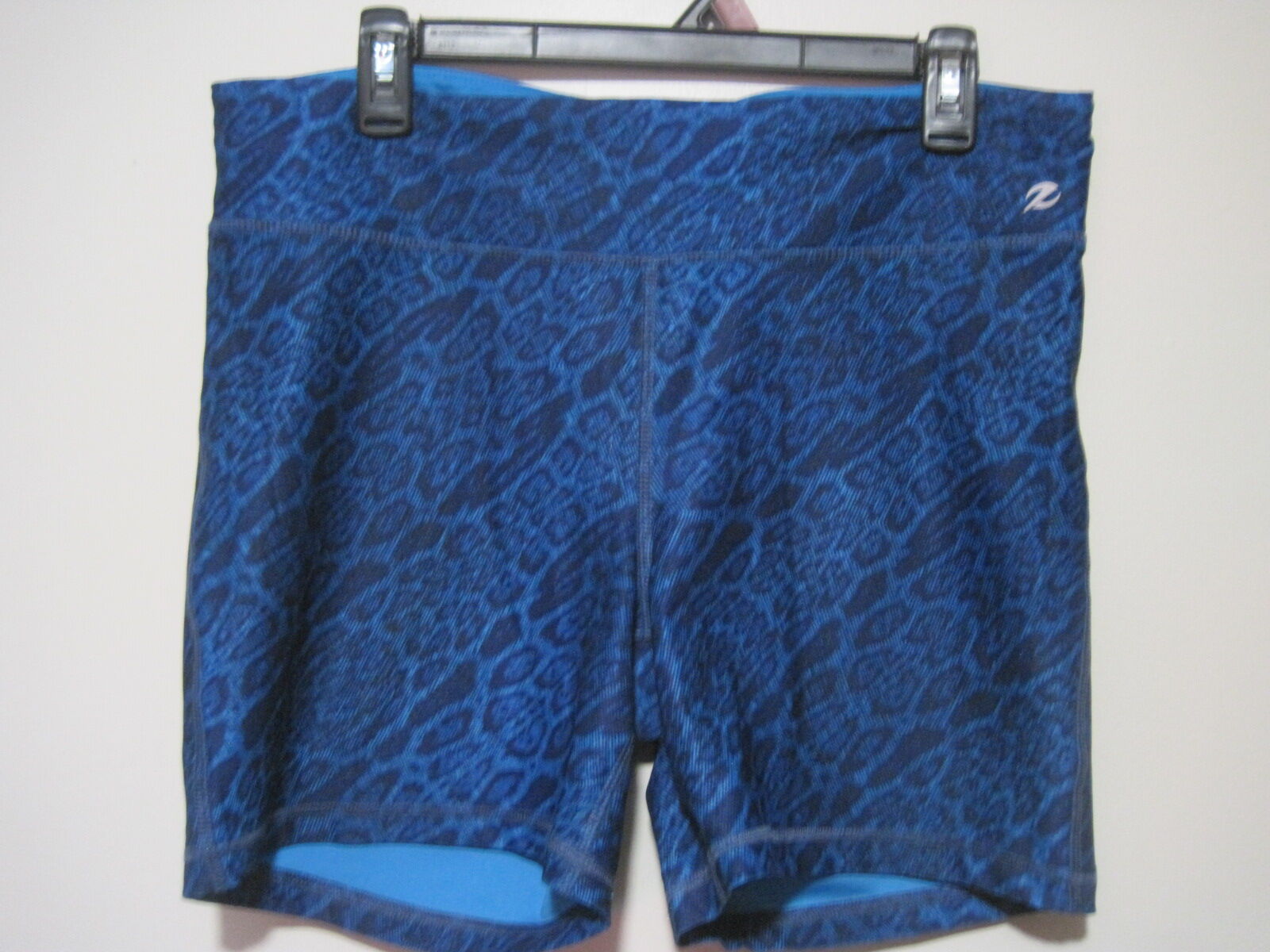 ENERGY ZONE Performance Elastic Waist Shorts Womens XL Blue Activewear Speed-Dri