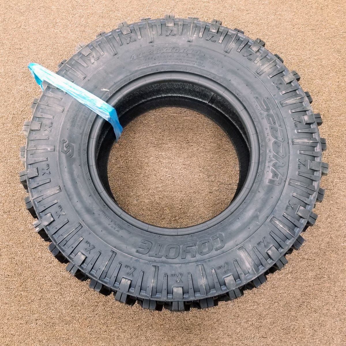 Sedona Coyote Radial ATV Tire 28x10R14