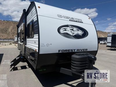 2026 Forest River RV Cherokee Grey Wolf 22CE Front Bedroom