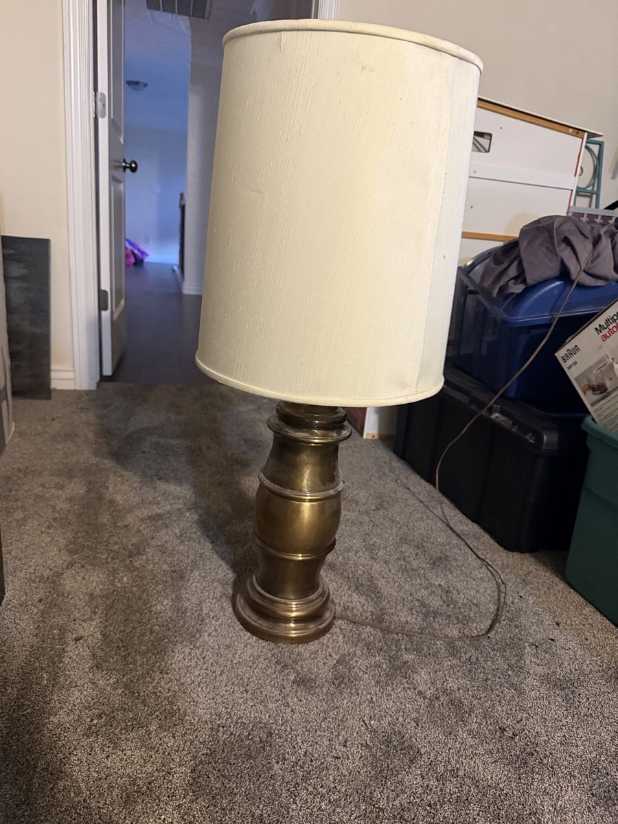 Vintage Brass Table Lamp