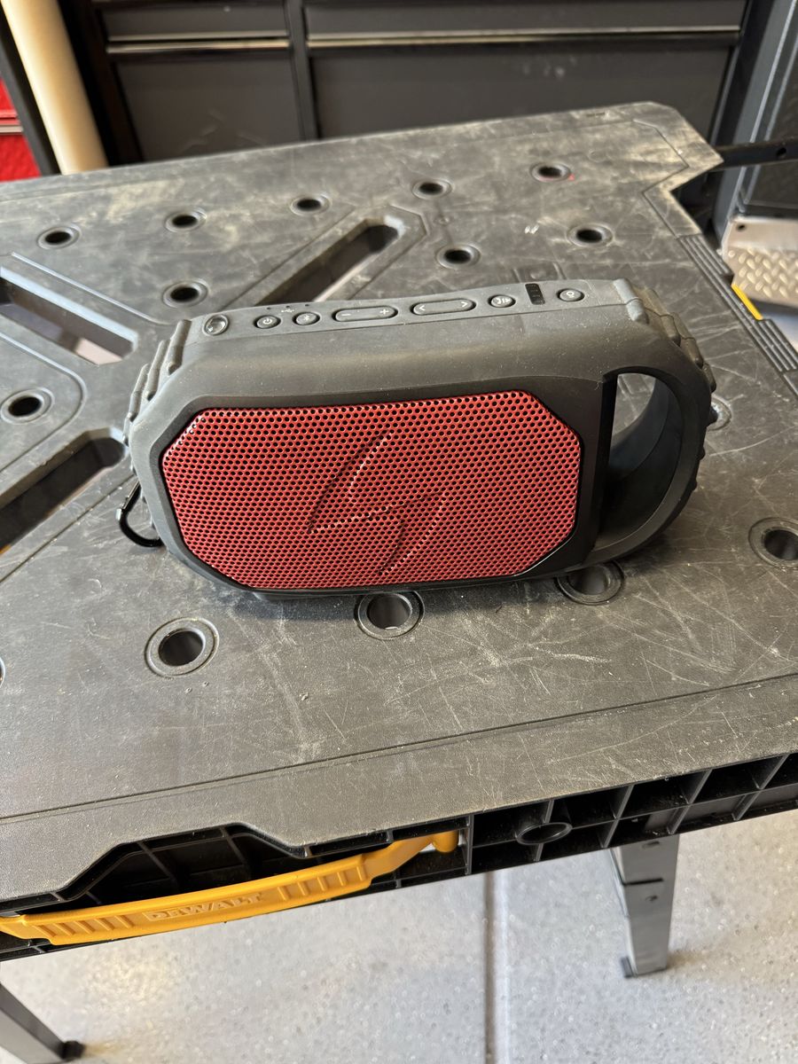 ECOXGEAR ECOXBT Rugged Waterproof Bluetooth Speaker Black/Red