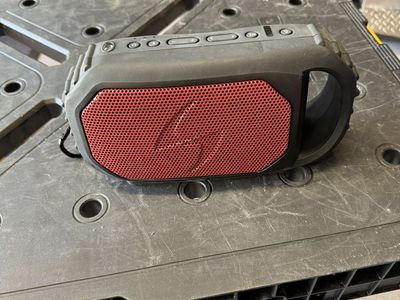 ECOXGEAR ECOXBT Rugged Waterproof Bluetooth Speaker Black/Red