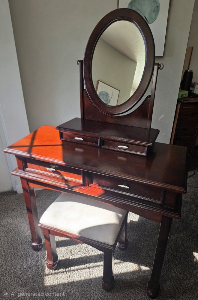 Vanity with Matching Bench