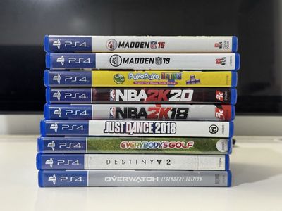 Ps4 / PlayStation 4 Games / Cleaned / $3 Each