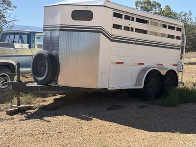 3 place bumper pull horse trailer