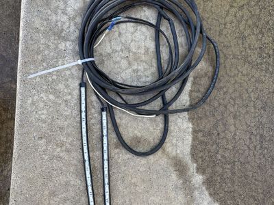 Pair of LED Light Strips with Heavy Duty Wiring Cable Harness