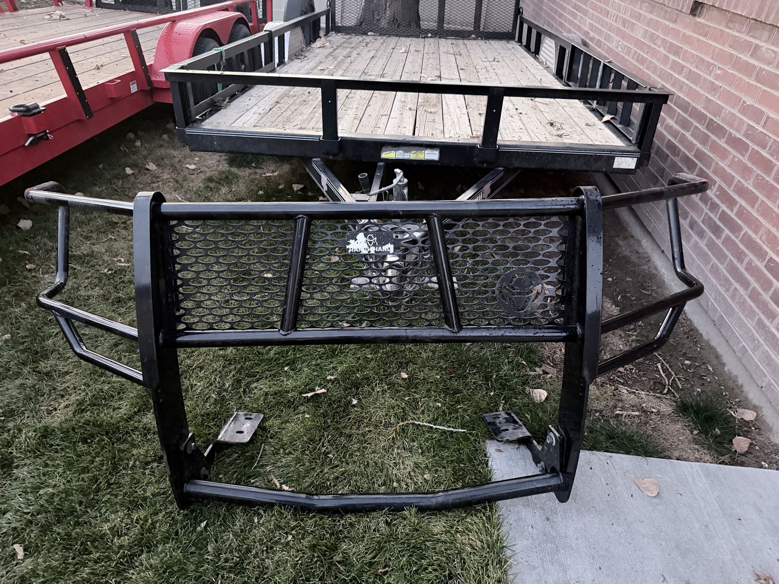 Ranch Hand Grille Guard - Heavy Duty Black Steel Bumper Guard for Ford Expedition