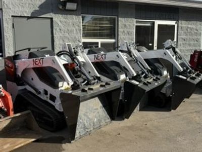 Mini Track Skid Rental – Backyard Dirt Moving Machine - Stand on Skid Steer -