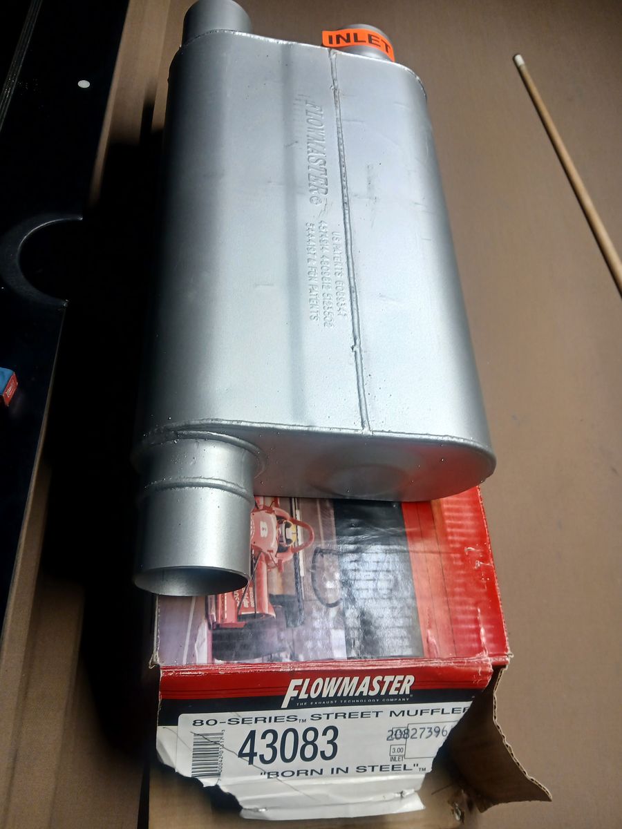 Flowmaster 80-Series Street Muffler 43083 - "Born in Steel" 3.00" Inlet