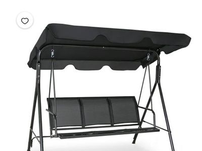 3 person outdoor swing,similar to picture but not exact