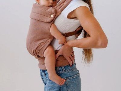 MABE Monarch Baby Carrier - Mocha, Ergonomic Soft-Structured Carrier