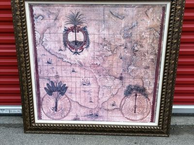 Awesome framed map