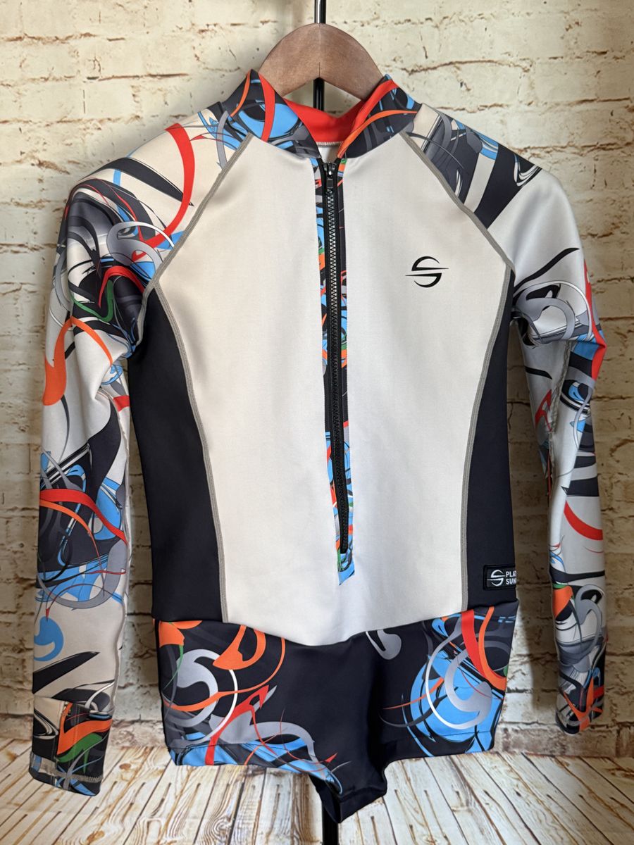 Platinum Sun Rash Guard Swimsuit LG Snorkeling Wetsuit for Women UPF 30