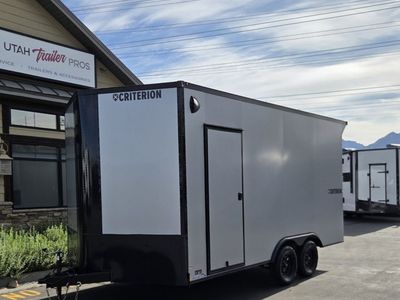 2026 Criterion 8x16 / 8.5x16 .080 Aluminum Exterior Enclosed Cargo Trailer New