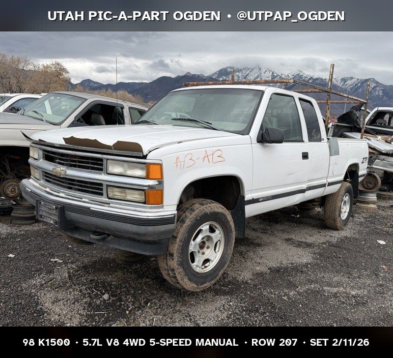 1998 Chevrolet K1500 Parts - UTPAP Ogden