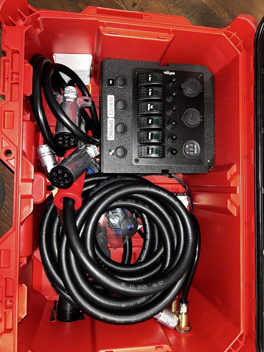 Trailer light test boxes