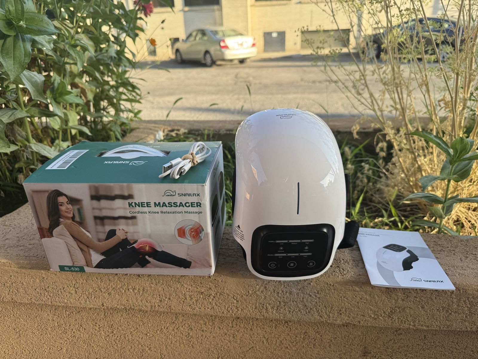 New Snailax knee massager for knee pain, heating pad