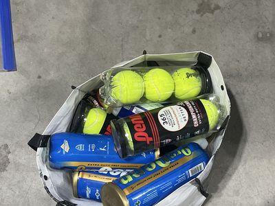 Tennis balls galore!