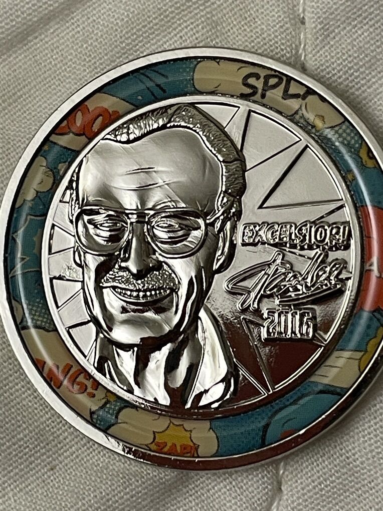 Excelsior Stan Lee Collectible Coin Marvel