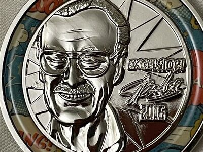 Excelsior Stan Lee Collectible Coin Marvel