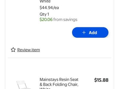 Folding Table & Chair