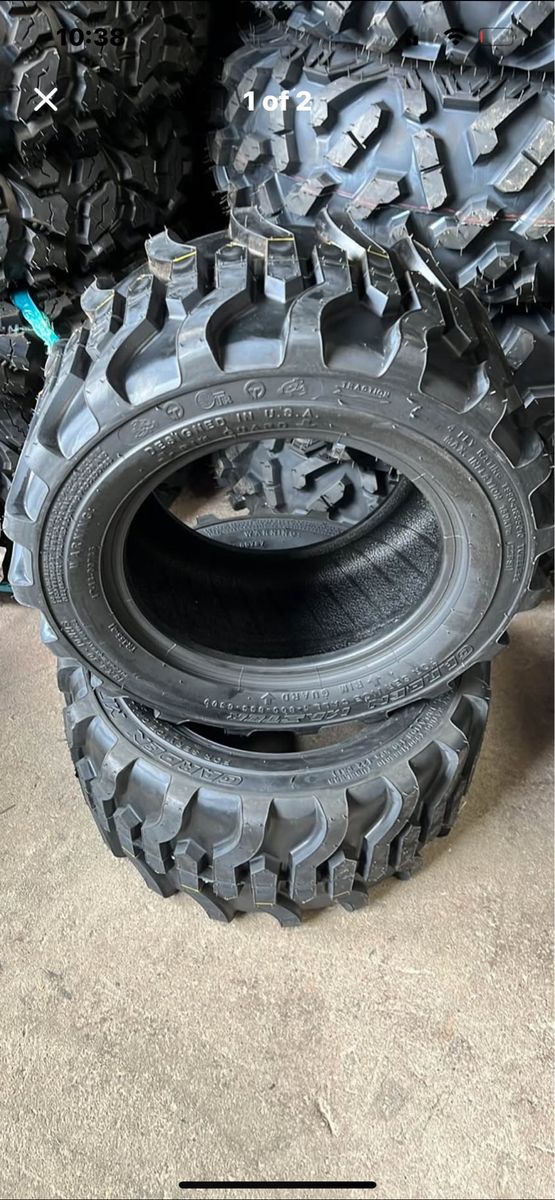 18X8.50-10 NEW PAIR OF GARDEN MASTER TIRES