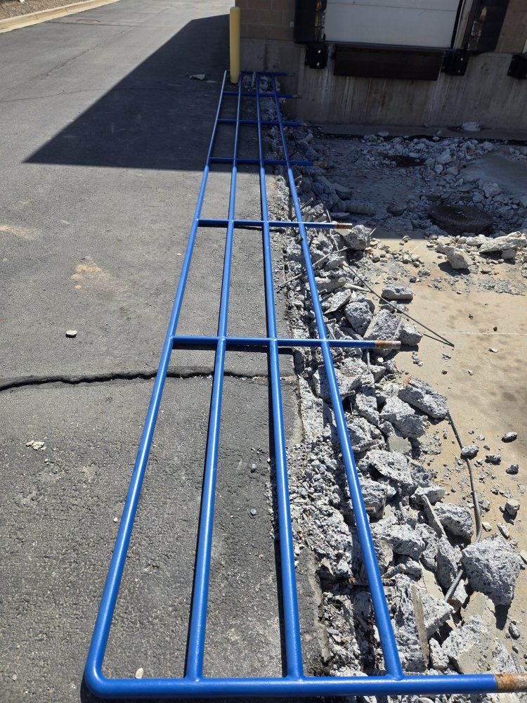 heavy duty industrial handrail