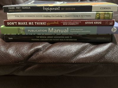 Lot of 5 Higher Education & Reference Books: Engagement, Don't Make Me Think, Publication Manual & More