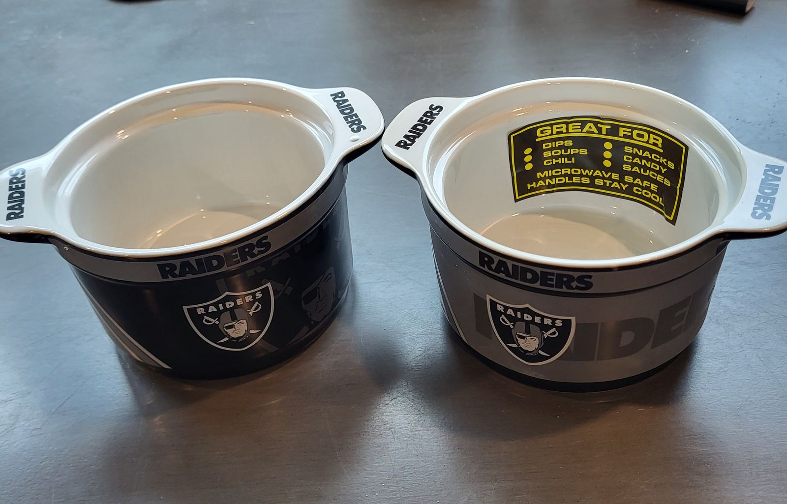 Set of 2 Raiders Dipping Bowels