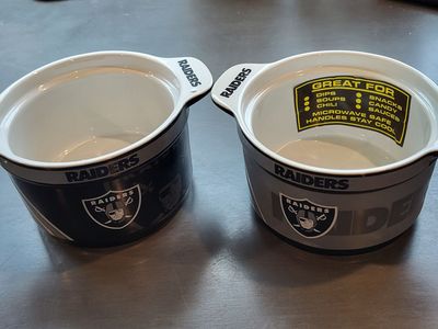 Set of 2 Raiders Dipping Bowels