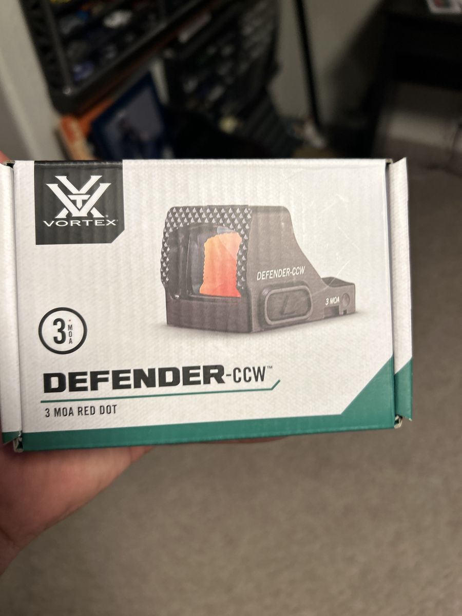 Vortex Defender-CCW 3 MOA Red Dot Sight