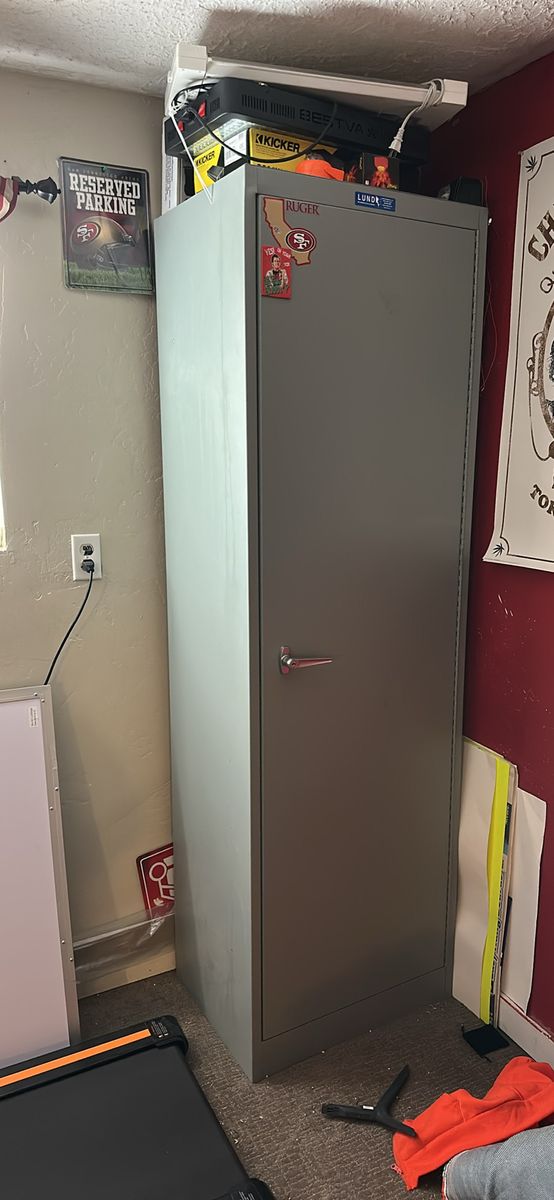 Metal Cabinet 72"h X18 X 24"