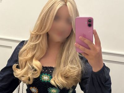 Human Hair Blonde Lace Wig Long 24”