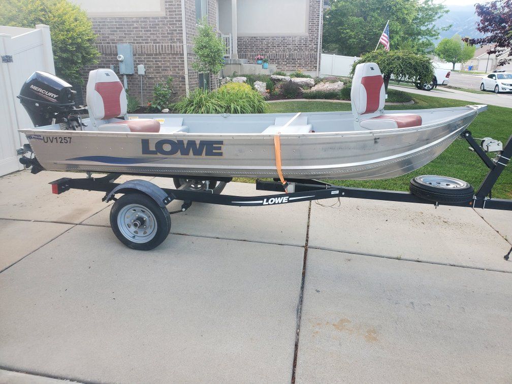 Lowe fishing boat