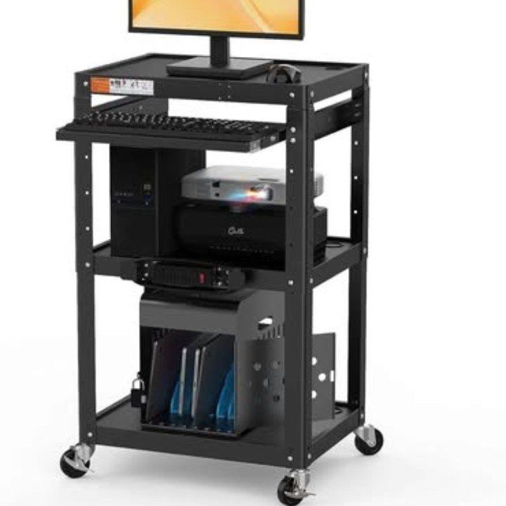 Metateel AV Presentation Cart Stand for Video Proj