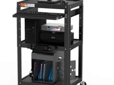 Metateel AV Presentation Cart Stand for Video Proj