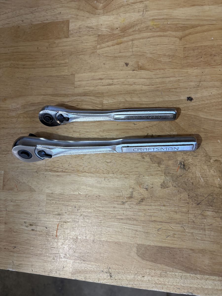Craftsman Made in USA 1/2" and 3/8" Ratchets
