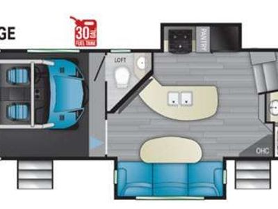 2021 Heartland Fuel 352 FIFTH WHEEL, TOY HAULER, HEARTLAND, FUEL