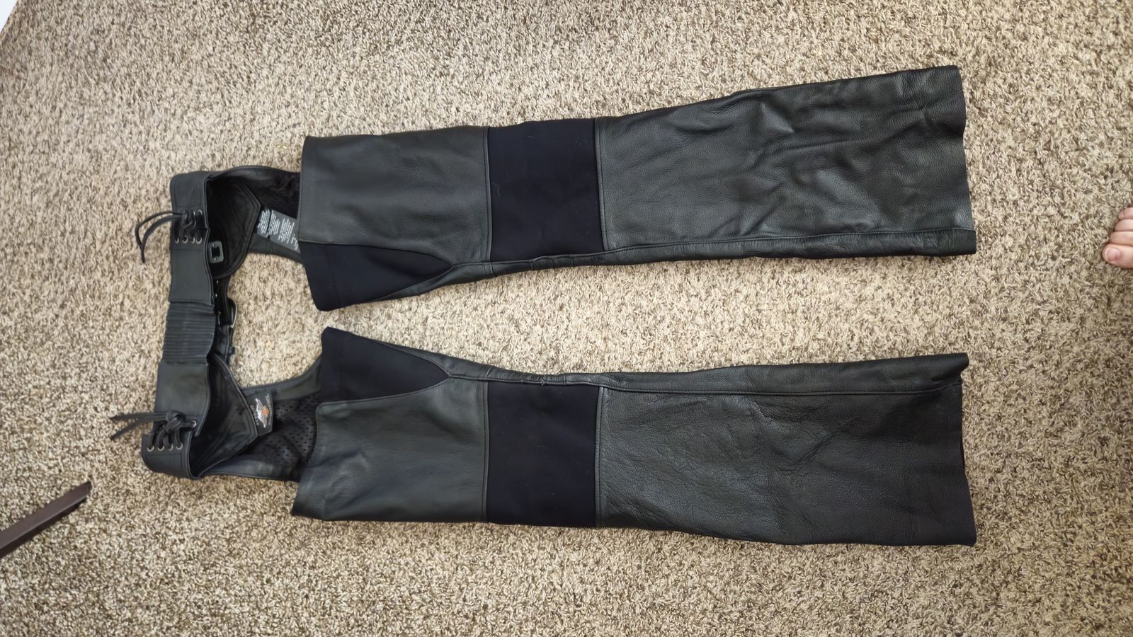 Harley-Davidson Women's Deluxe II Leather Chaps - Size Small