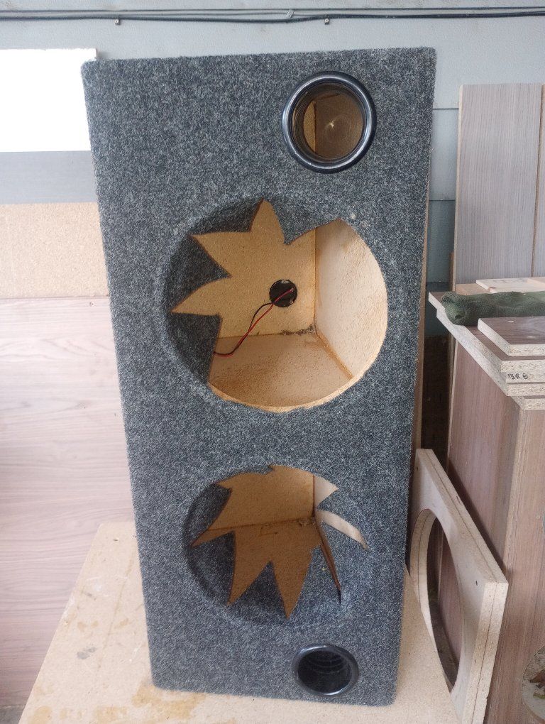 dual 10" ported subwoofer box