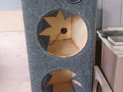 dual 10" ported subwoofer box