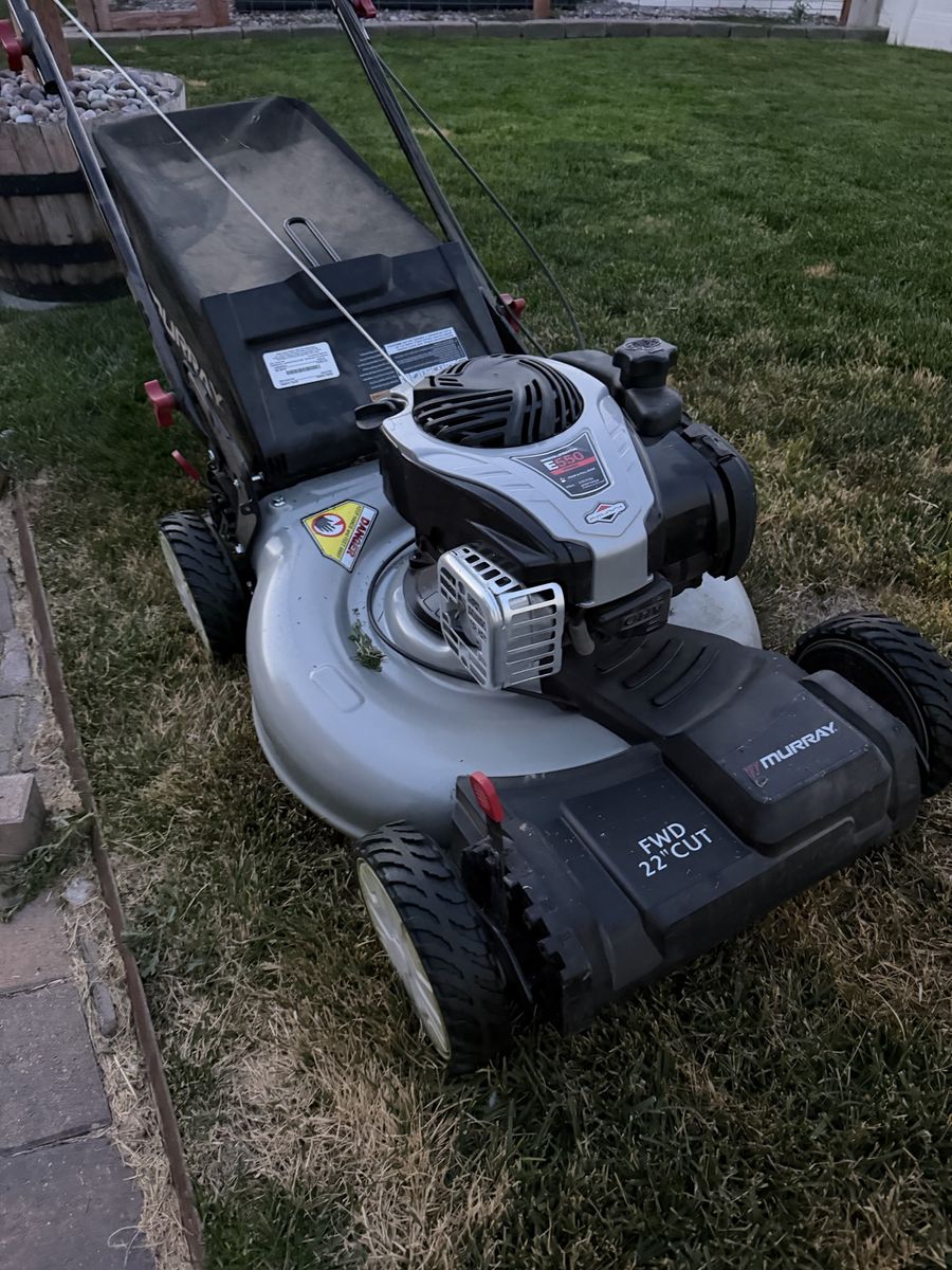 Murray 22" Briggs & Stratton Self-Propelled Gas Walk-Behind Lawn Mower, 550E Series